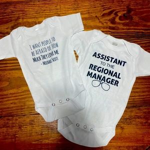 OFFICE QUOTE ONSIES NWOT